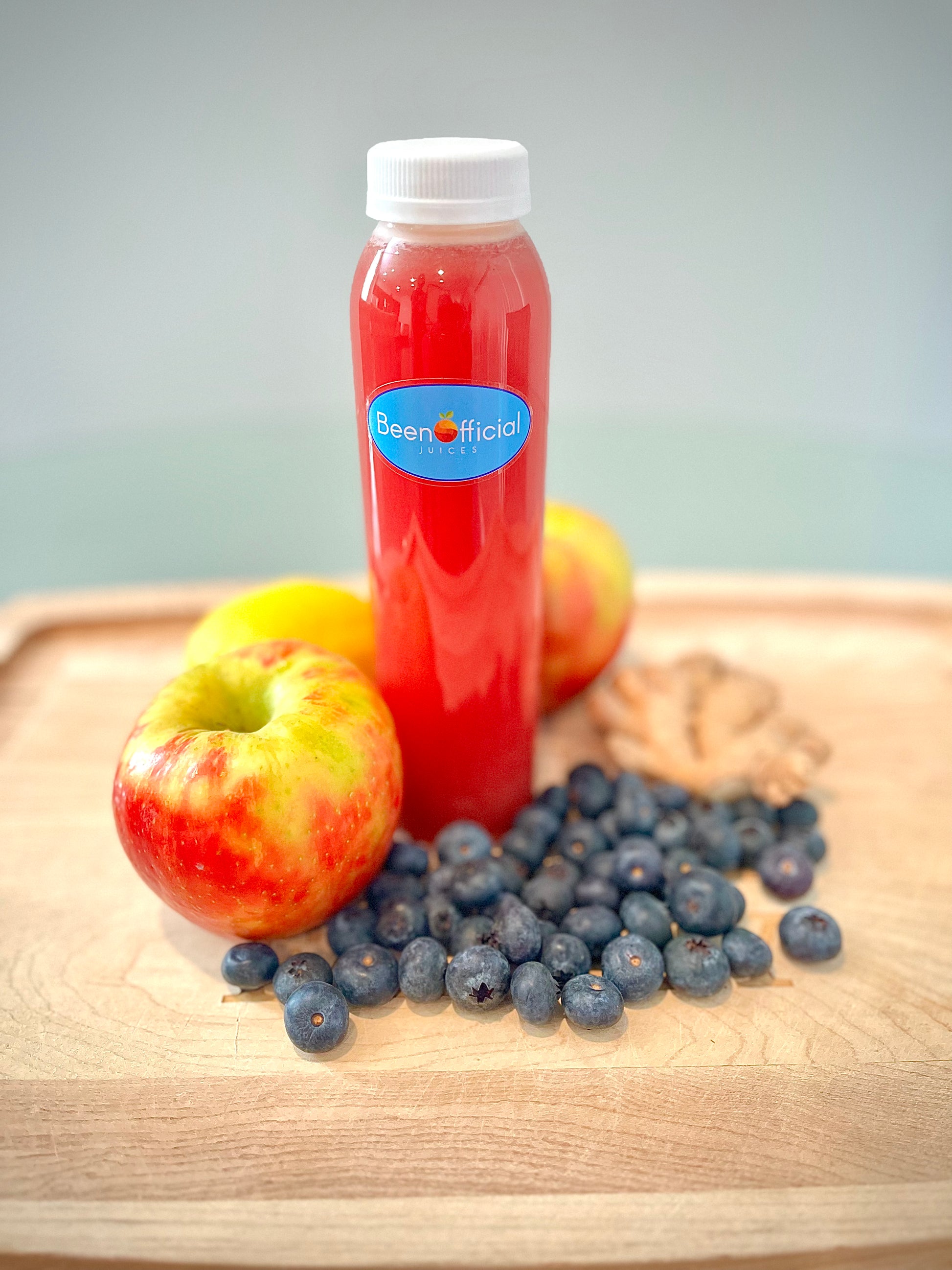 Berry Fresh Glass Water Bottle